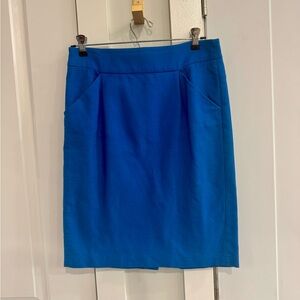 J.Crew Cobalt Blue Pencil Skirt